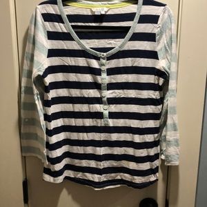 Boden Striped Henley Size 8